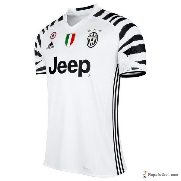 Camiseta Juventus Replica Tercera Ropa 2016/17 Blanco